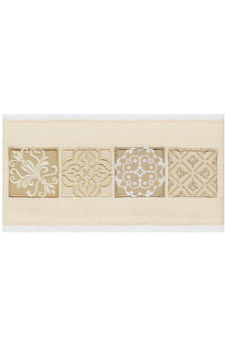 Linum Home Textiles Vivian 3-Piece Embellished Towel - White, Alternate, color, White