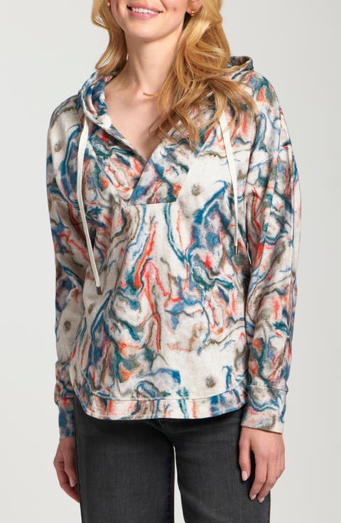 Print Cotton Hoodie