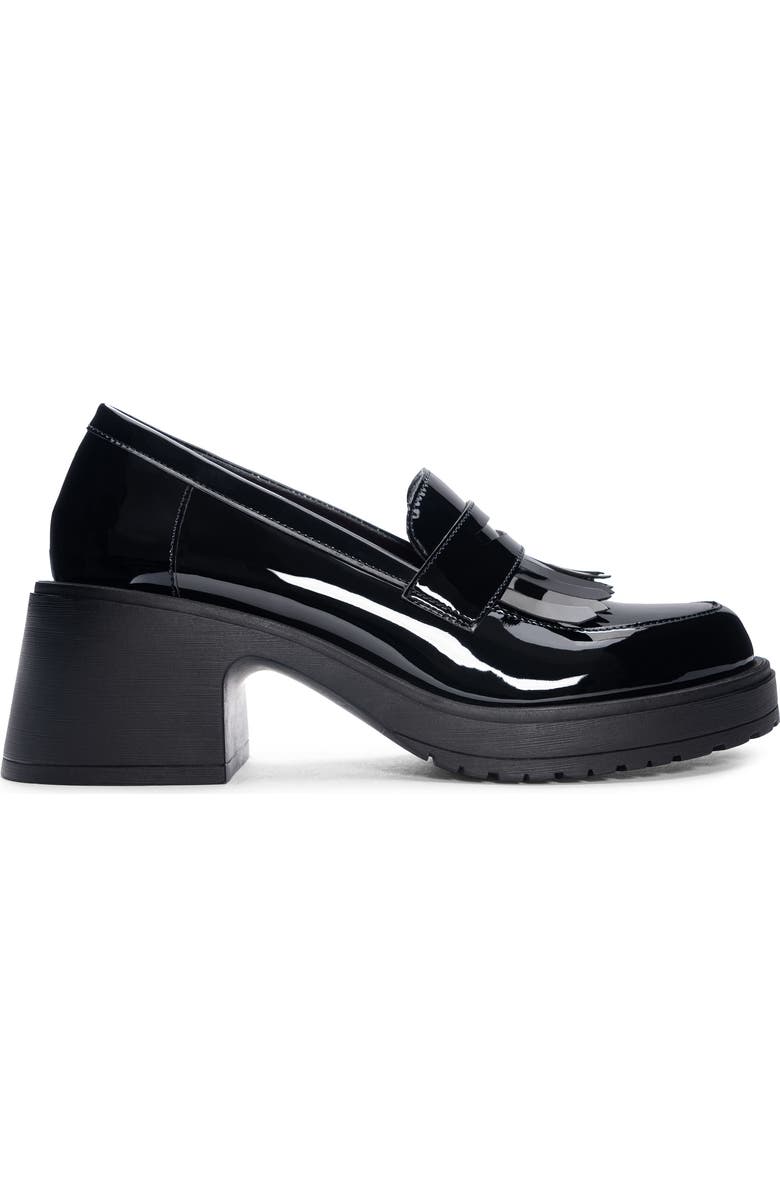 Dirty Laundry Metallic Kiltie Loafer Pump, Alternate, color,
