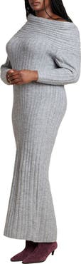 ELOQUII High Collar Sweater Dress