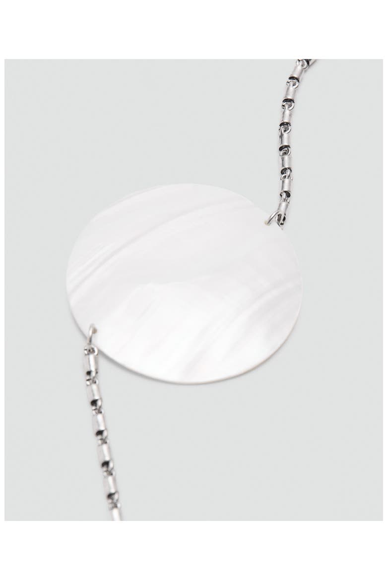 Shell Detail Chain Belt, Alternate, color, SILVER
