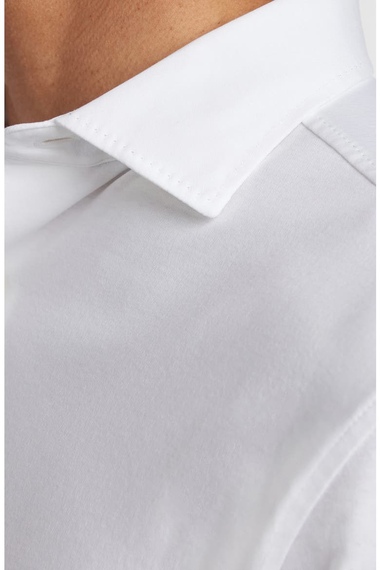 Cotton Knit Sport Shirt, Alternate, color, WHITE