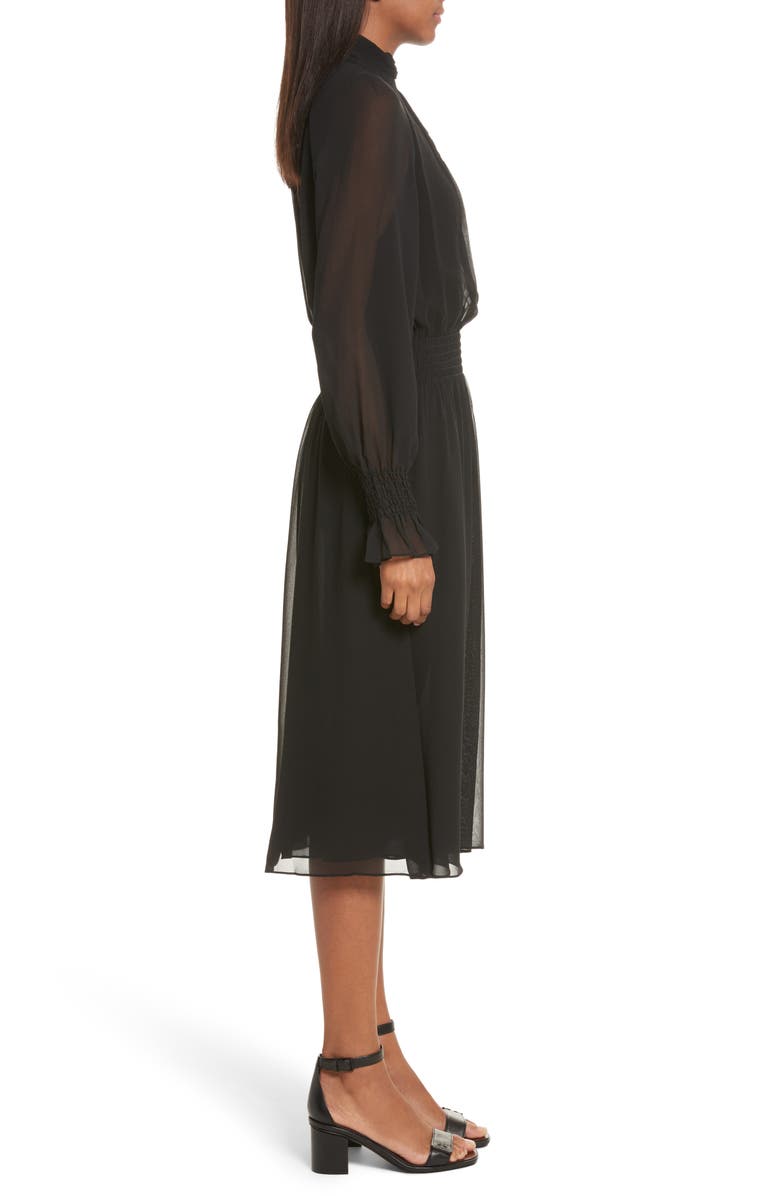 Tory Burch Collette Silk Midi Dress, Alternate, color,