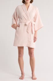 NORDSTROM RACK Cotton Waffle Knit Robe