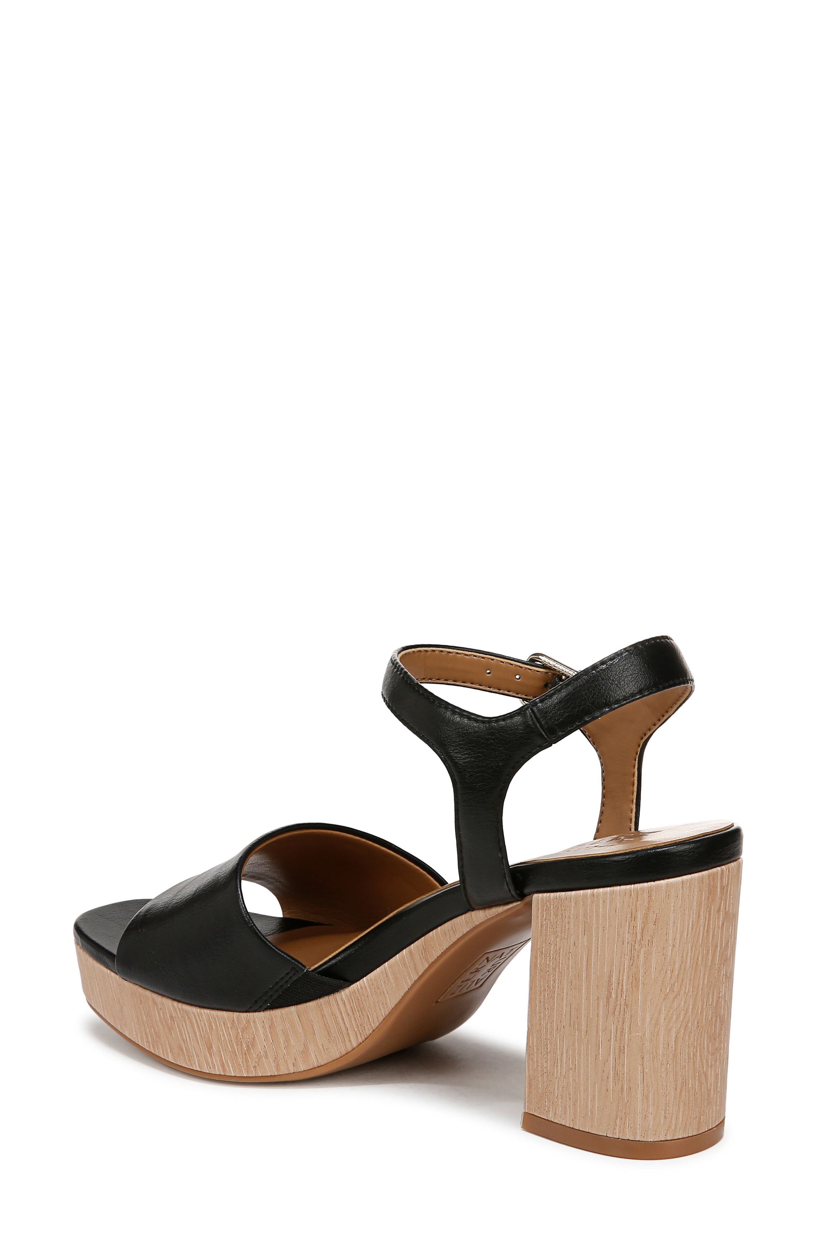 Naturalizer Lilly Platform Sandal, Alternate, color, Blaci