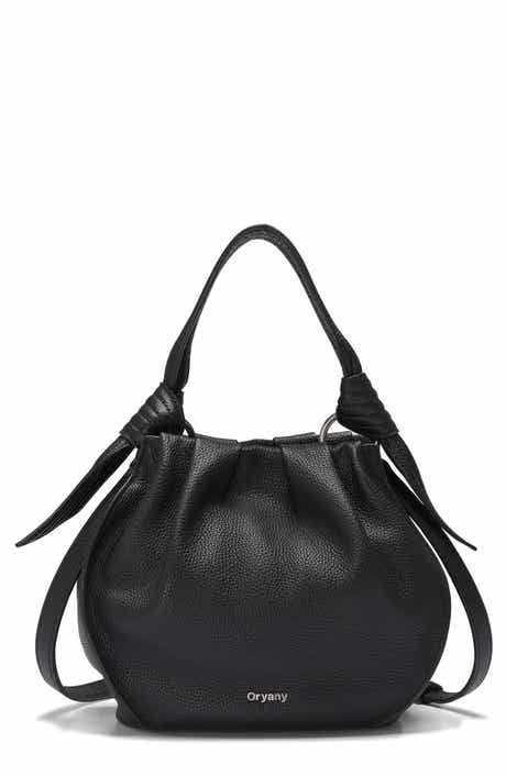 Selena Leather Bucket Bag