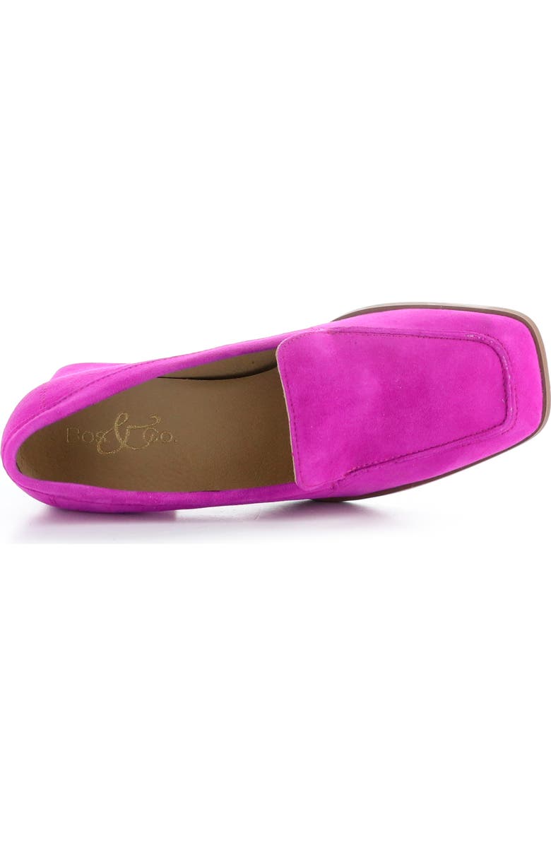 Bos. & Co. Amari Loafer Pump, Alternate, color, Fuxia
