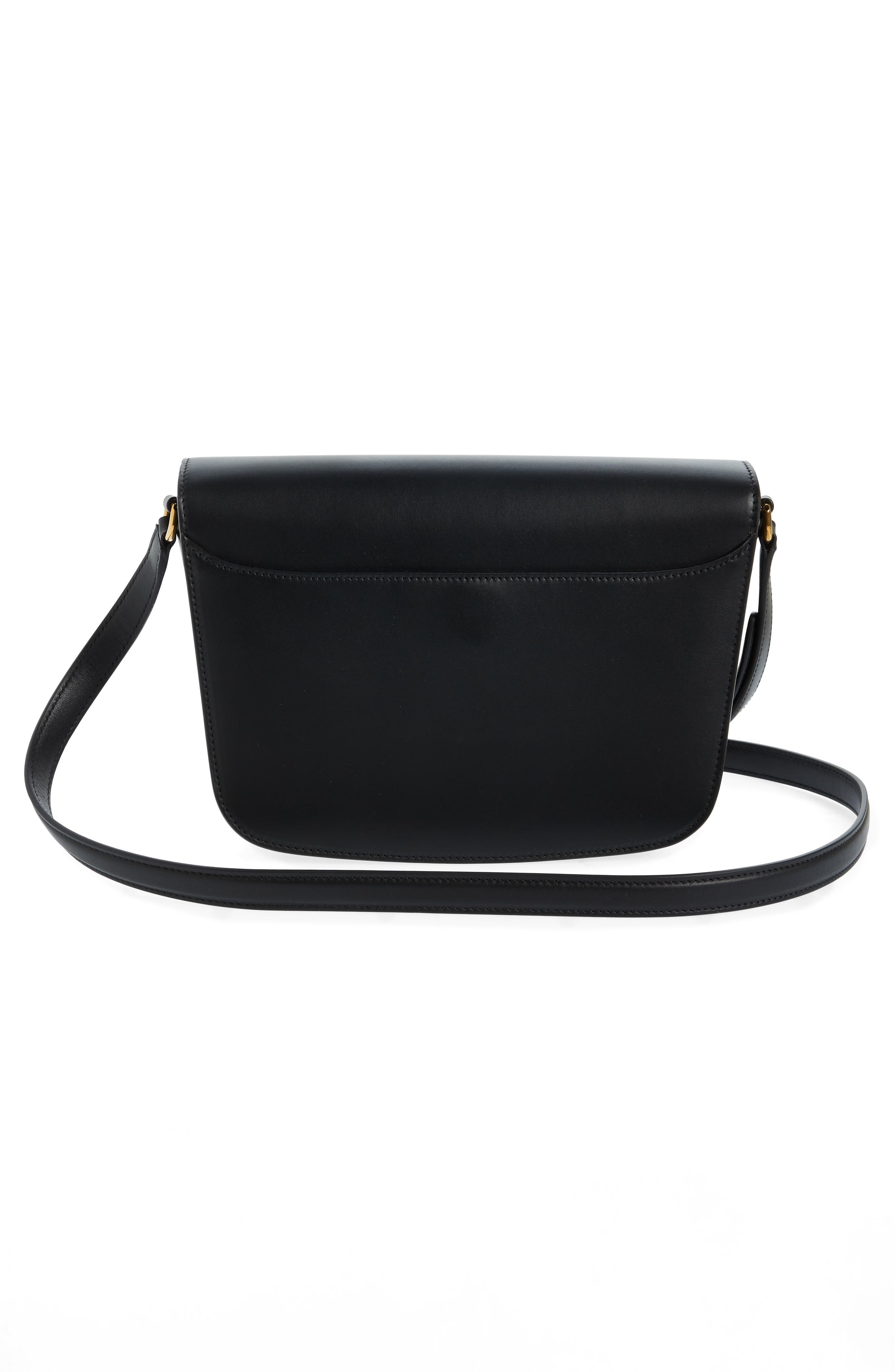 FERRAGAMO Trapezio Calfskin Crossbody Bag, Alternate, color, 