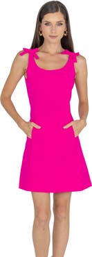 AKALIA Aria Bow Sleeveless Mini Dress