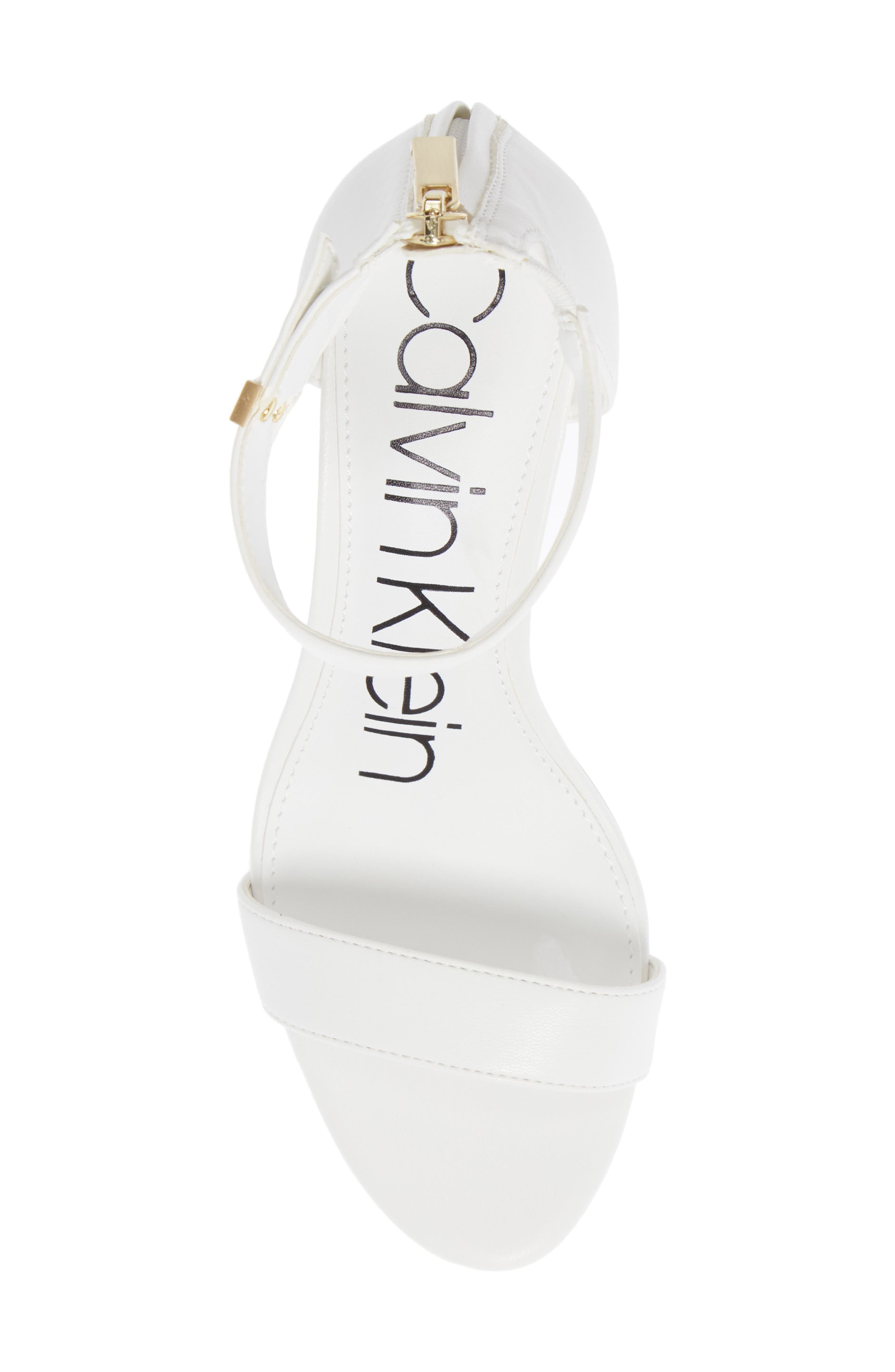 Chandari Sandal, Alternate, color, WHITE LEATHER