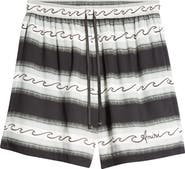 AMIRI Wave Baja Stripe Shorts