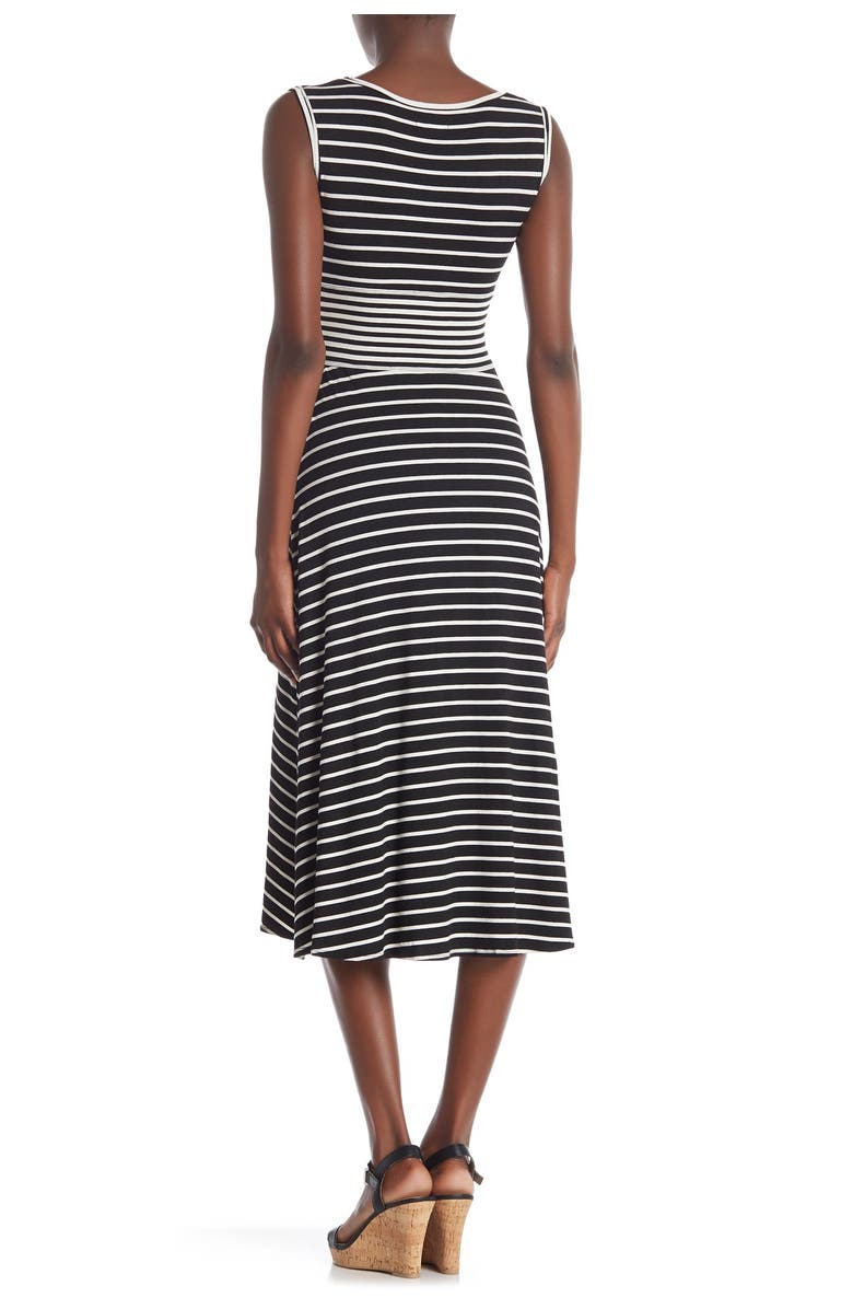 MAX STUDIO Stripe Knit Midi Dress, Alternate, color, 