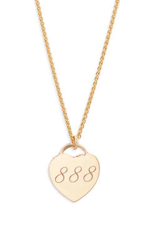 Alice Angel Numbers Pendant Necklace