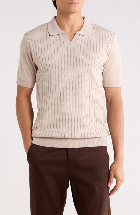 Johnny Collar Knit Polo Sweater