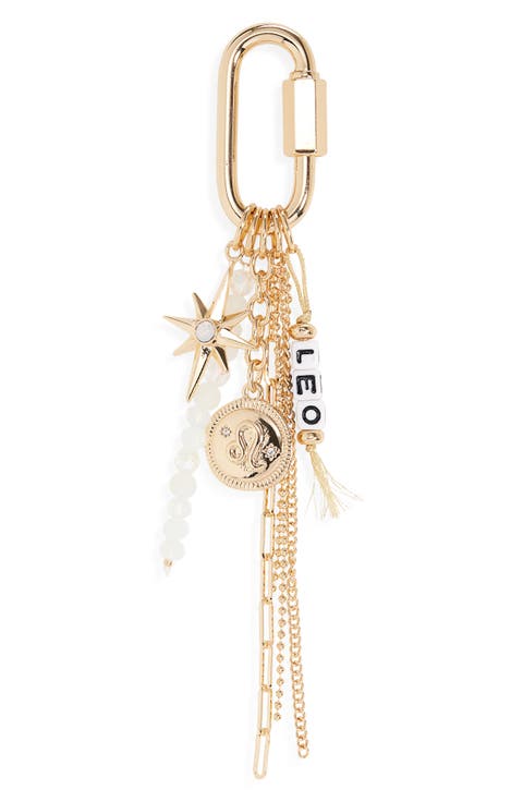 Zodiac Bead Bag Charm