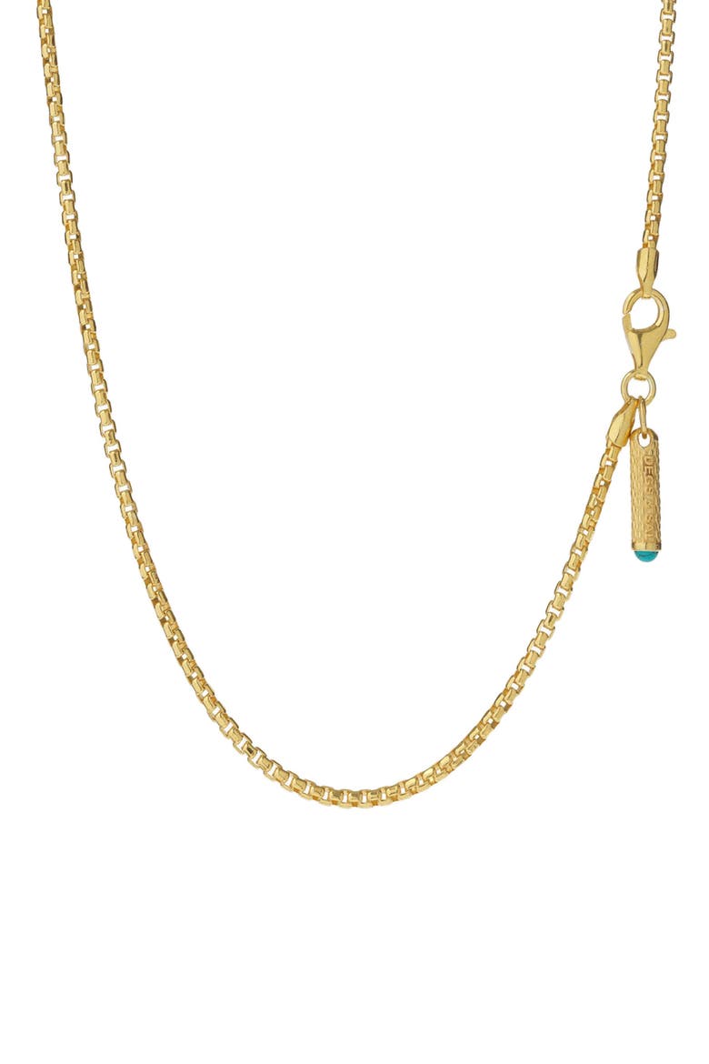 Box Chain Necklace, Alternate, color, GOLD