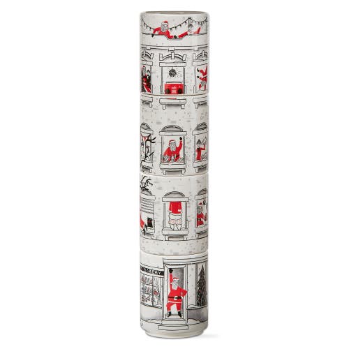 Tag Santa Cityscape Stacking Mugs Set Of Four For Christmas In Gray