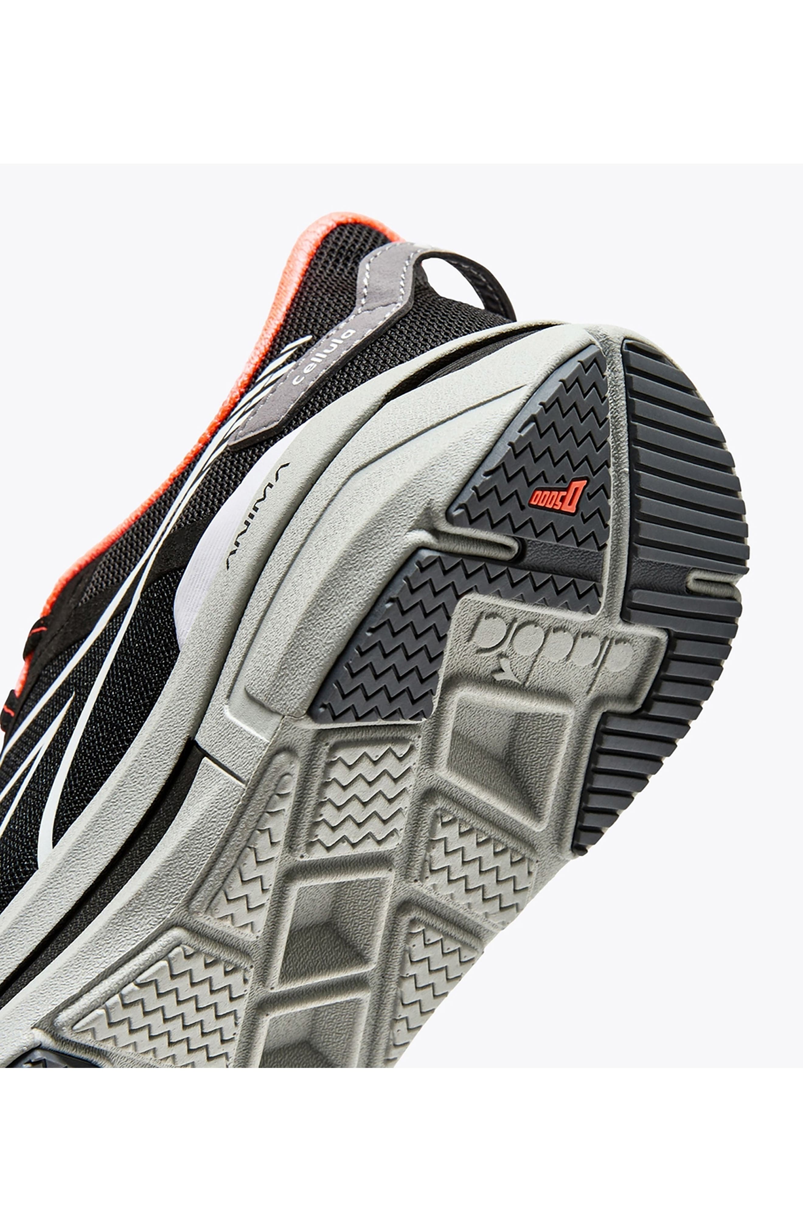 Diadora Cellula Running Shoe, Alternate, color, Black/ Silver