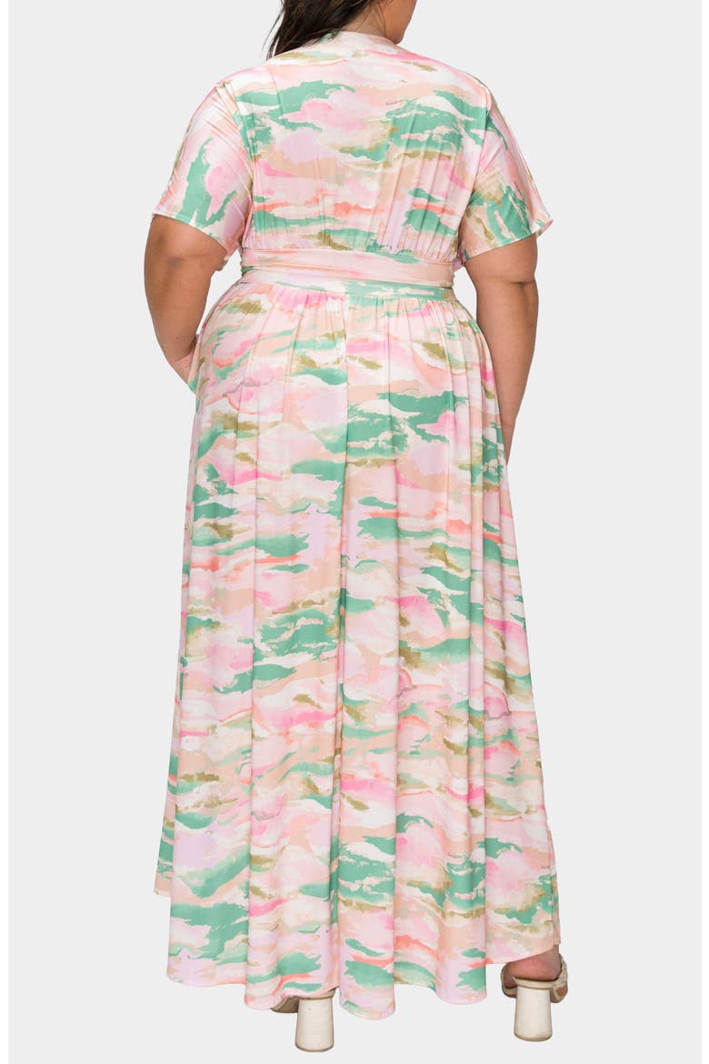 Reverie Empire Waist Maxi Dress, Alternate, color, SAGE PINK
