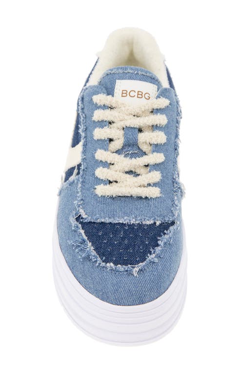 Bcbg Katina Platform Sneaker In Denim