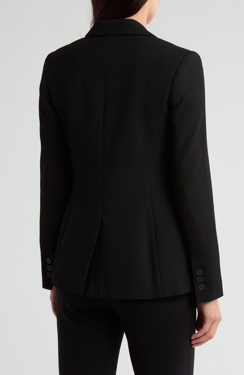 DKNY Textured One-Button Blazer, Alternate, color,