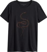 John Varvatos Raw Edge Organic Cotton Graphic T-Shirt
