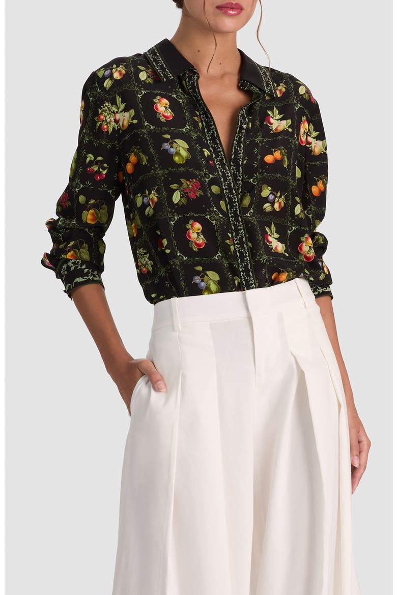 Willa Silk Top, Alternate, color, HARVEST