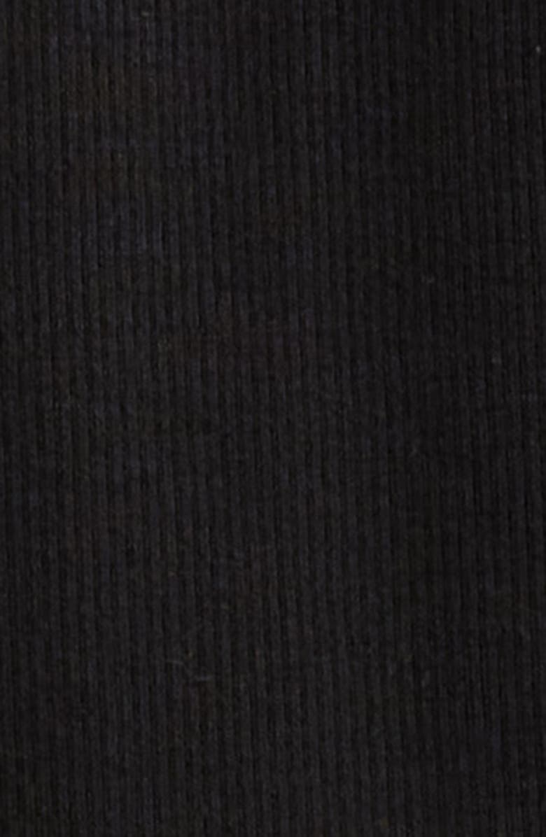 Open Edit Daydream Lace Trim Rib Button-Up Lounge Top, Alternate, color,