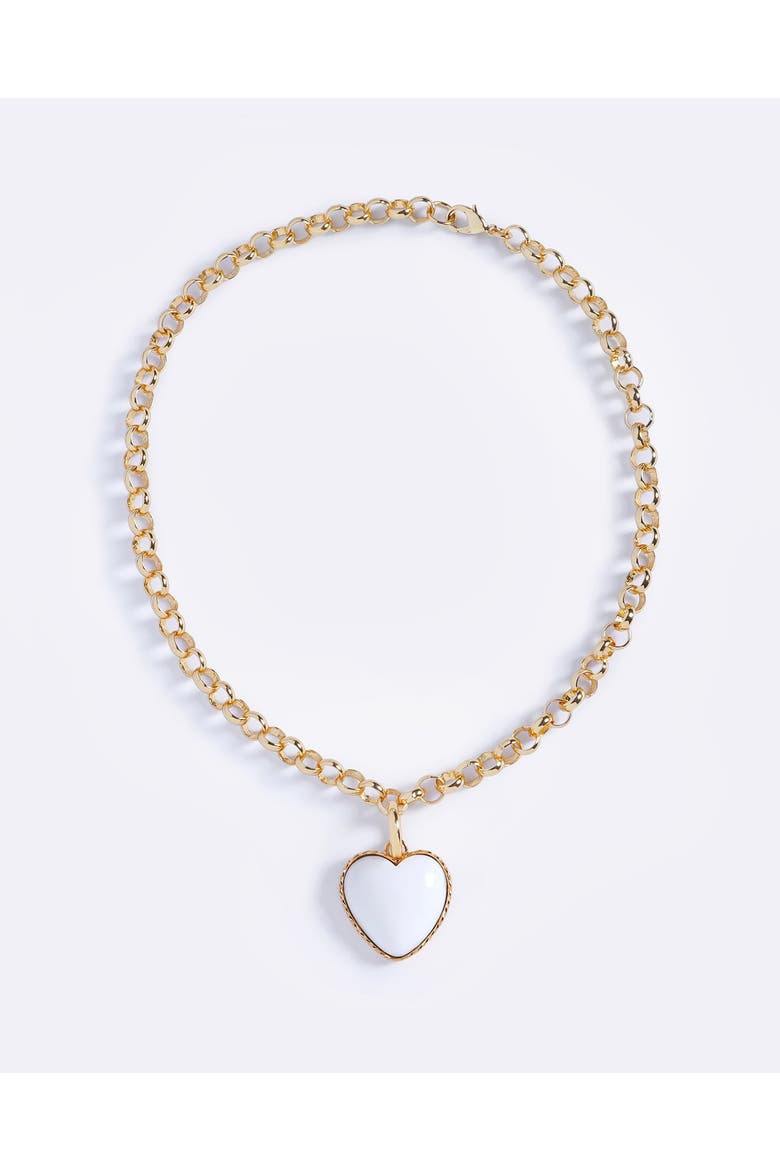 Hot Hearts Necklace, Alternate, color, Candy Pink