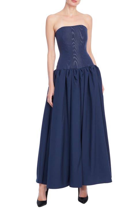 Strapless Drop Waist Dress