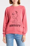 Re/Done Snoopy Graphic Sweatshirt