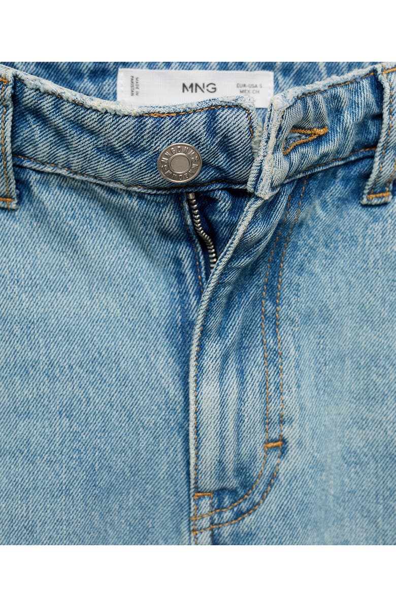 MANGO Denim Maxi Skirt, Alternate, color,