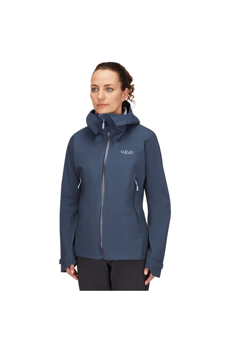 Rab Downpour Light Jacket - Women's, Alternate, color, Tempest Blue