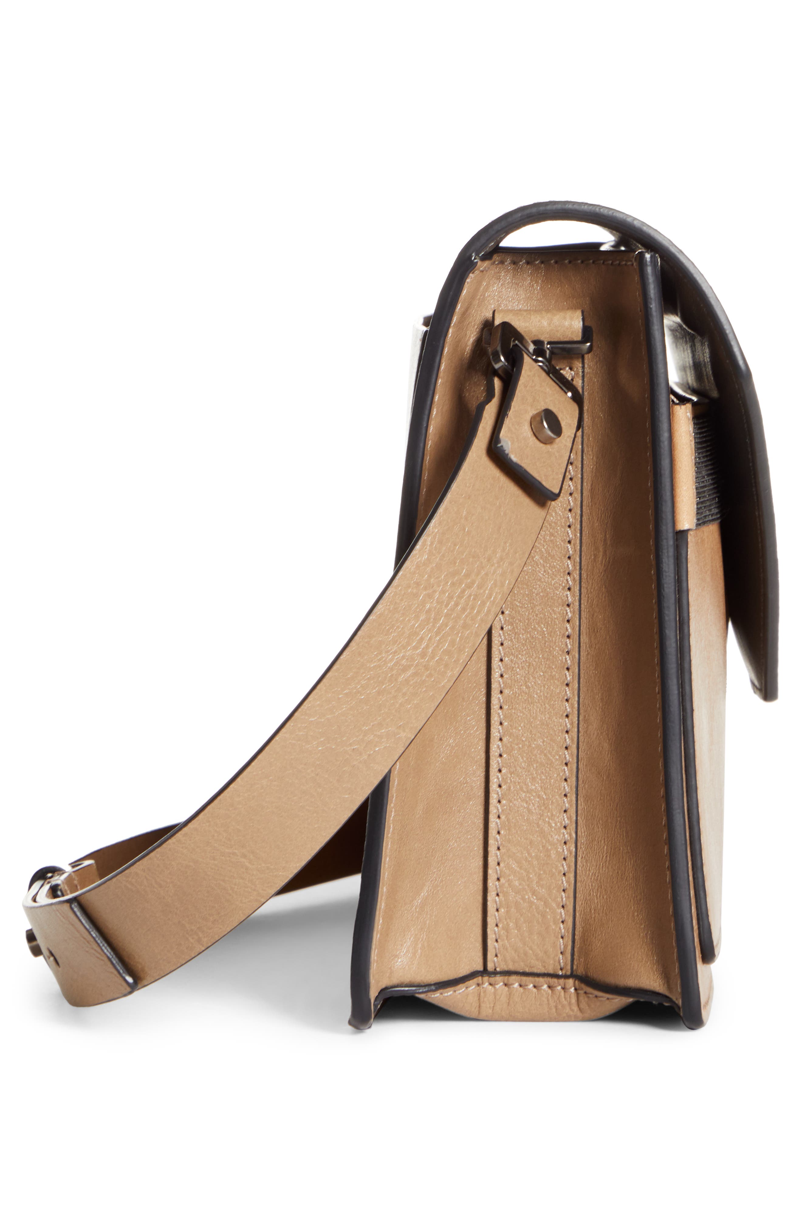 Brunello Cucinelli Monili Bead Leather Crossbody Bag, Alternate, color, 