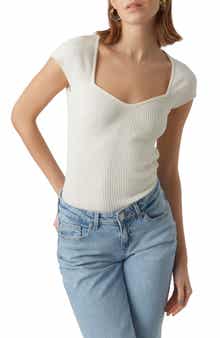 VERO MODA Willow Cap Sleeve Rib Sweater