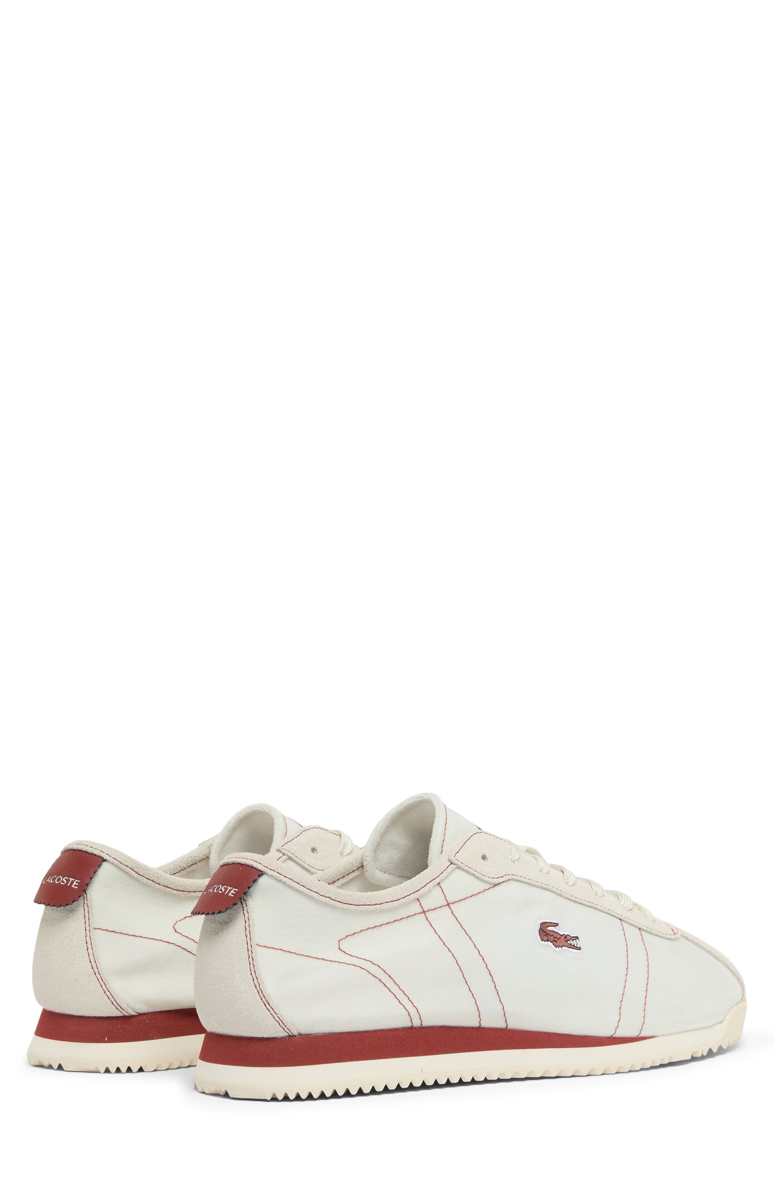 Club-Low Sneaker, Alternate, color, OFF WHITE/ DARK BROWN