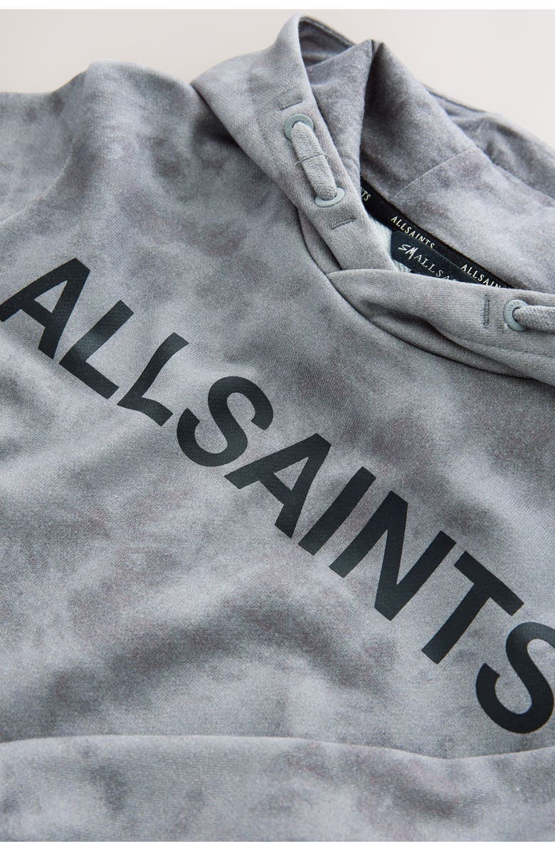 smALLSAINTS by ALLSAINTS Kids' Underground Oversize Tie Dye Hoodie, Alternate, color, Grey