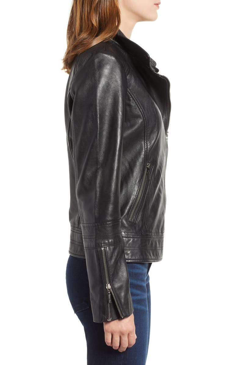 Leather Moto Jacket