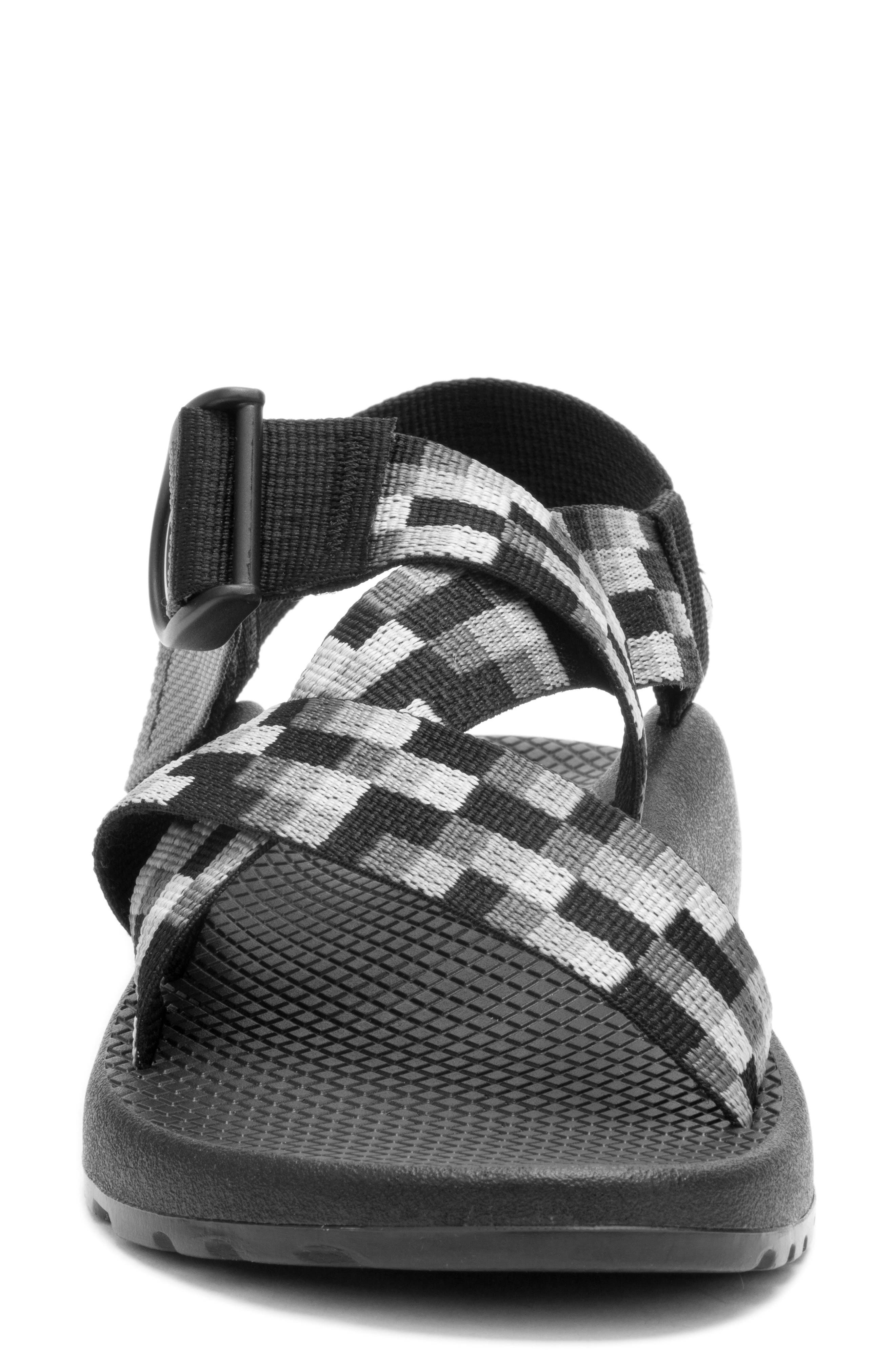 Chaco Mega Z Classic Sandal, Alternate, color, Pixel Black/ White