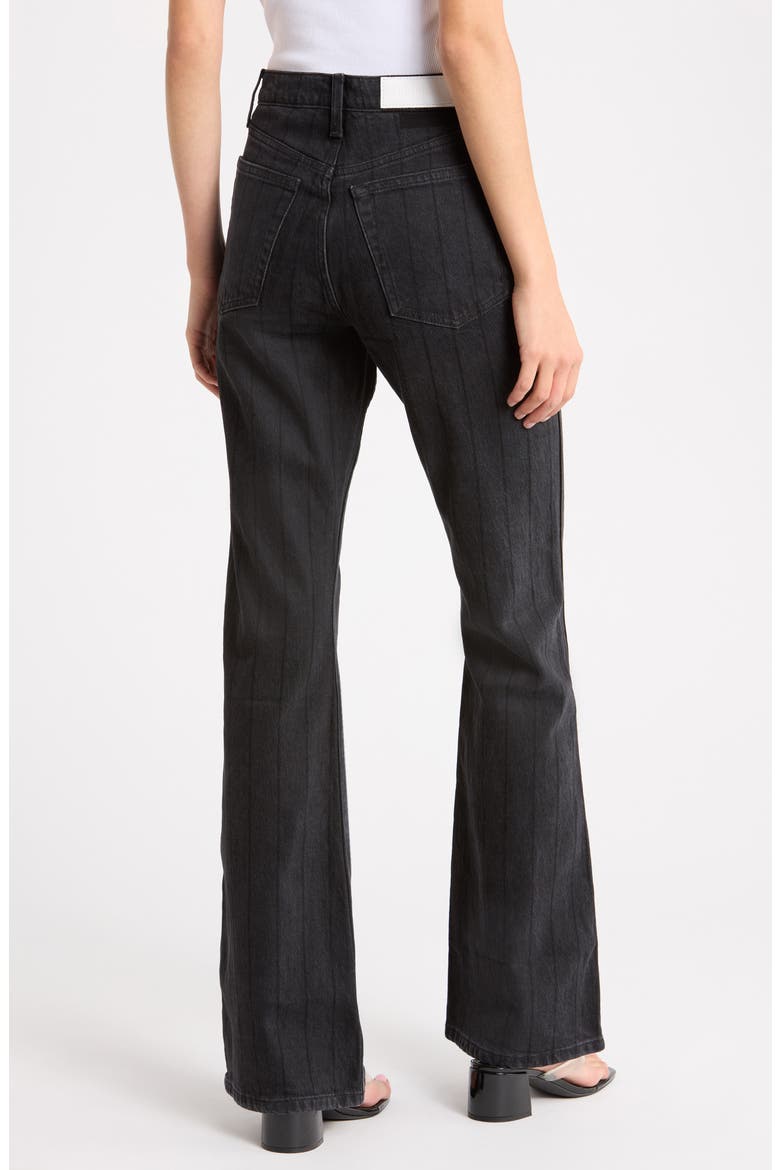 The Riding High Waist Flare Leg Jeans, Alternate, color, NIGHT RIDER