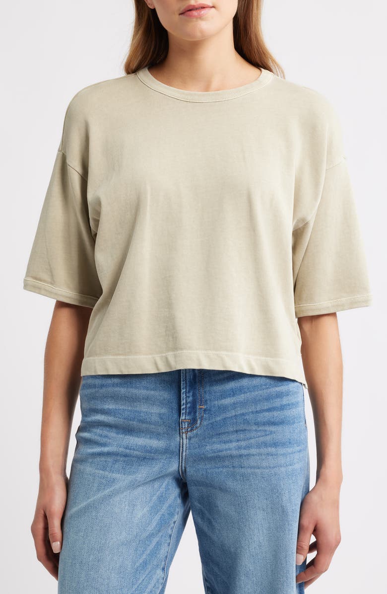Madewell Relaxed Boxy T-Shirt, Main, color, Soft Clay