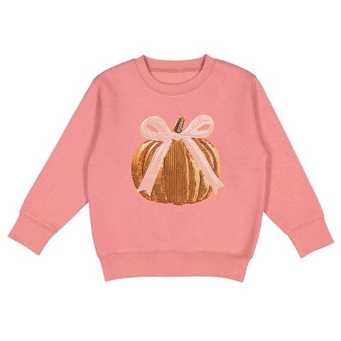Pumpkin Sequin Patch Sweatshirt