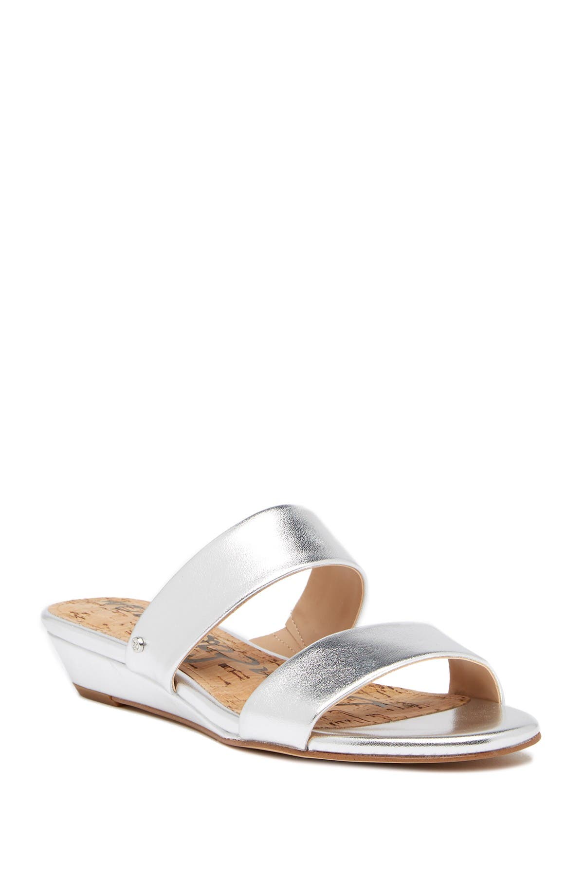 Sam Edelman Lanelle Metallic Slide Sandal, Main, color, 