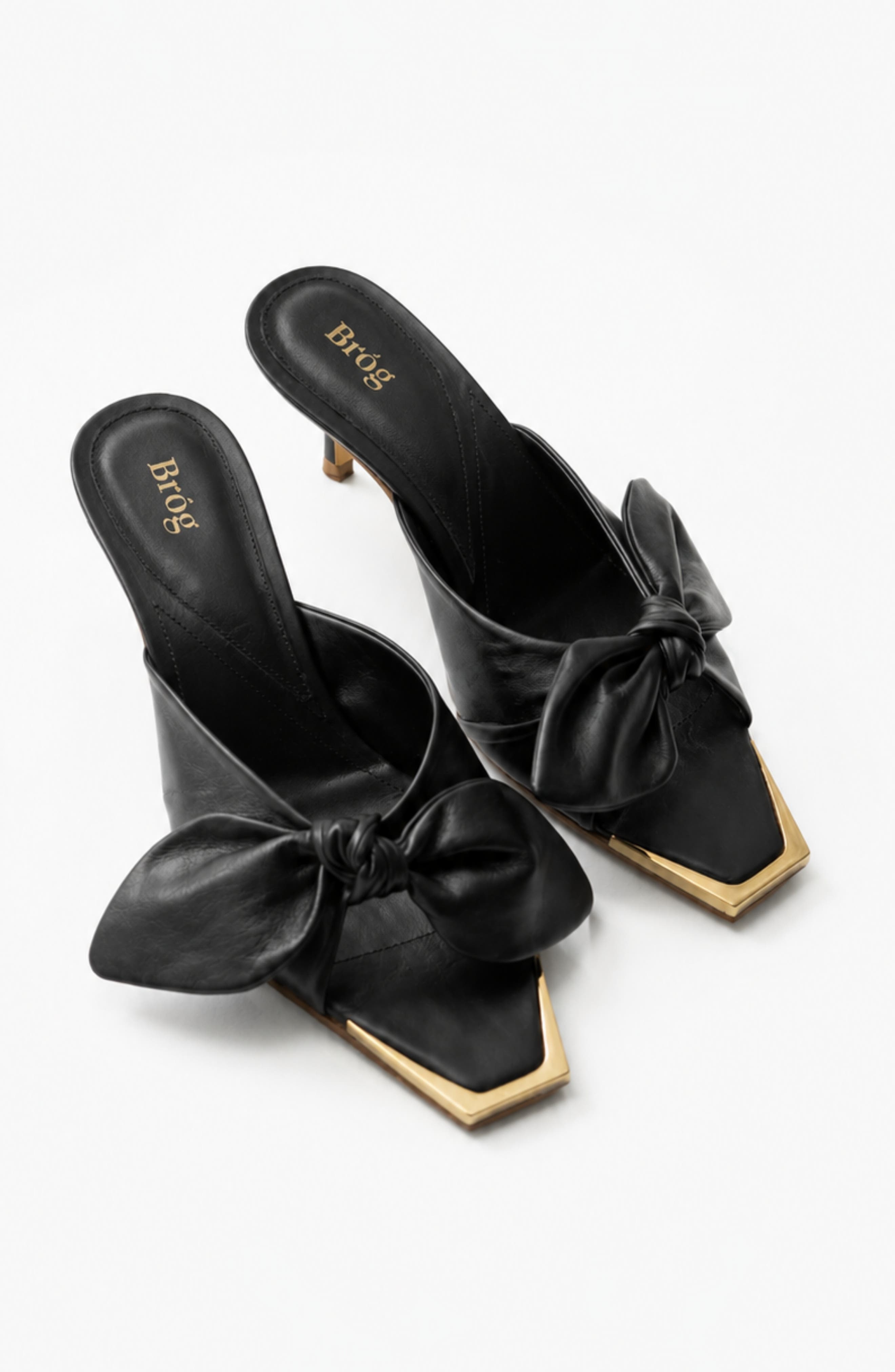 Brida Mule Kitten Heel Jet Black, Alternate, color, Jet Black