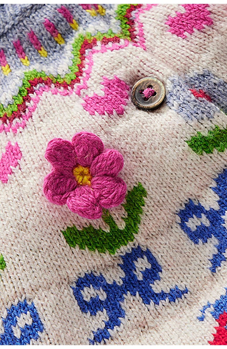 Mini Boden Kids
 Edie Fair Isle Cardigan, Alternate, color, 