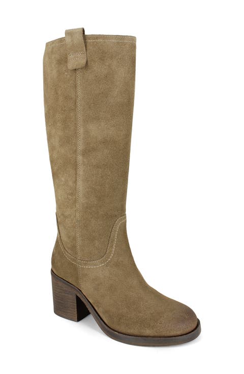 Casper Knee High Block Heel Boot