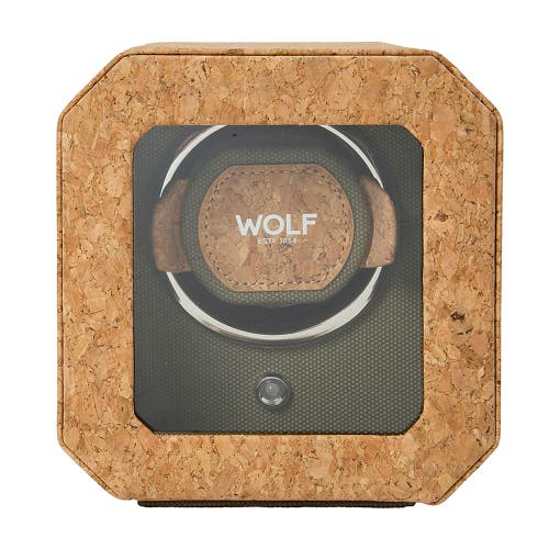 Wolf Cortica Single Watch Winder In Natural Cork