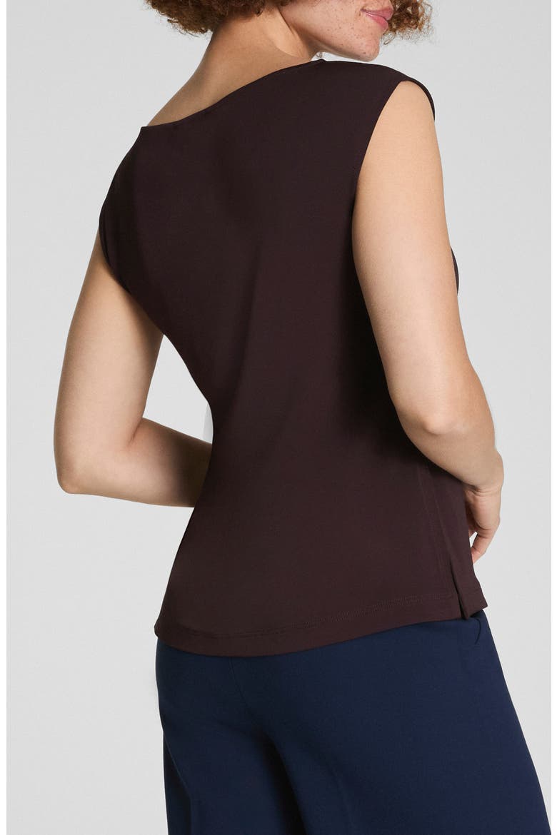 Sleek Jersey Top, Alternate, color, TRUFFLE BROWN