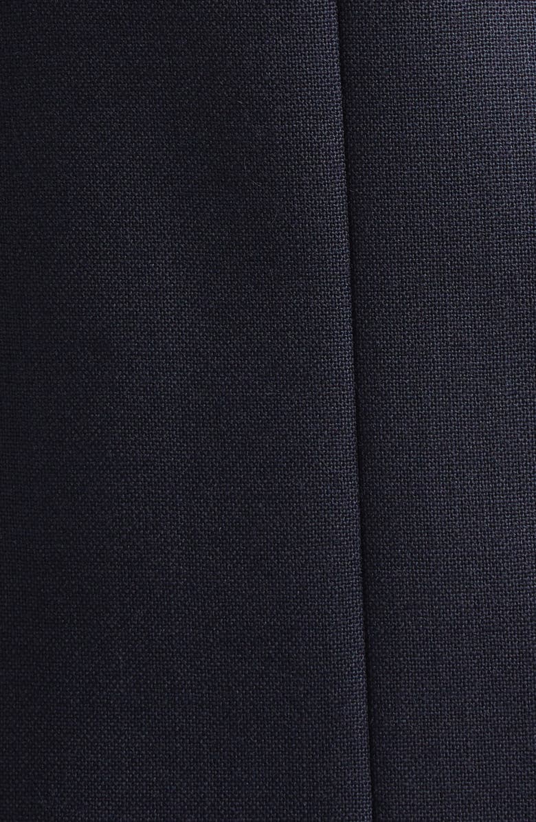 Saint Laurent Double Breasted Wool Blazer, Alternate, color, Marine