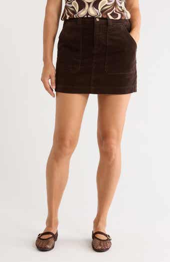 Corduroy Gold Coast Miniskirt